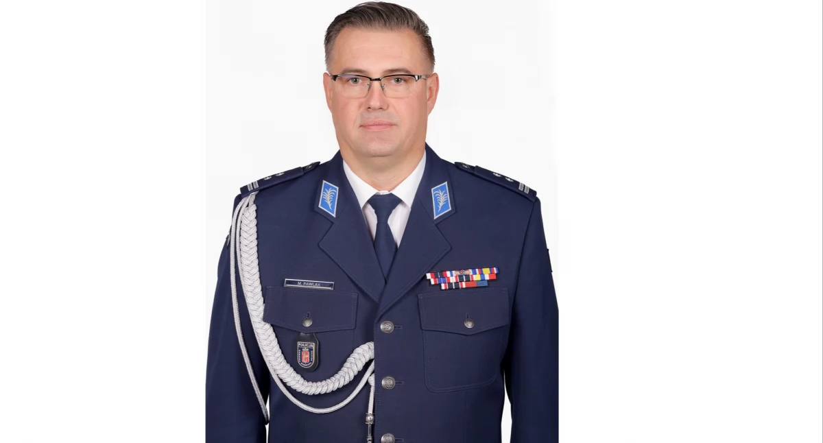 Inspektor doktor Mariusz Pawlak - nowy komendant Rejonowy Policji Warszawa III