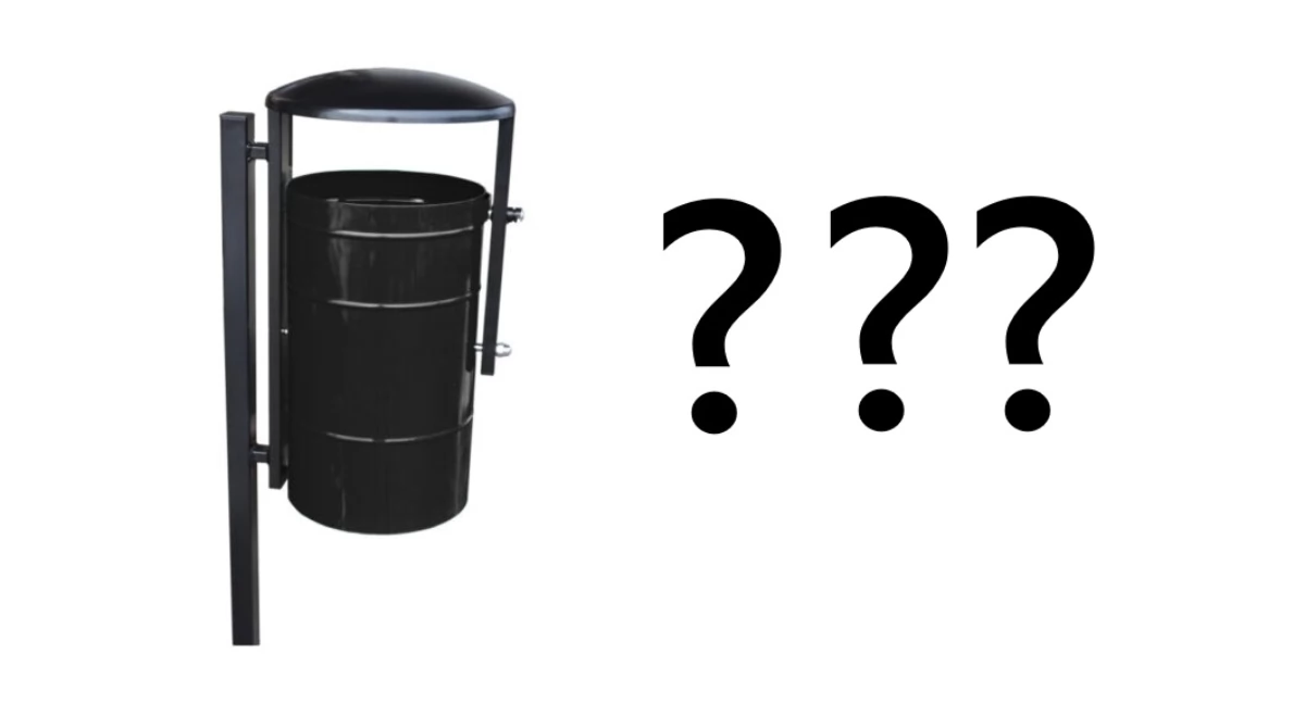 Gdzie postawić kosze na śmieci?
