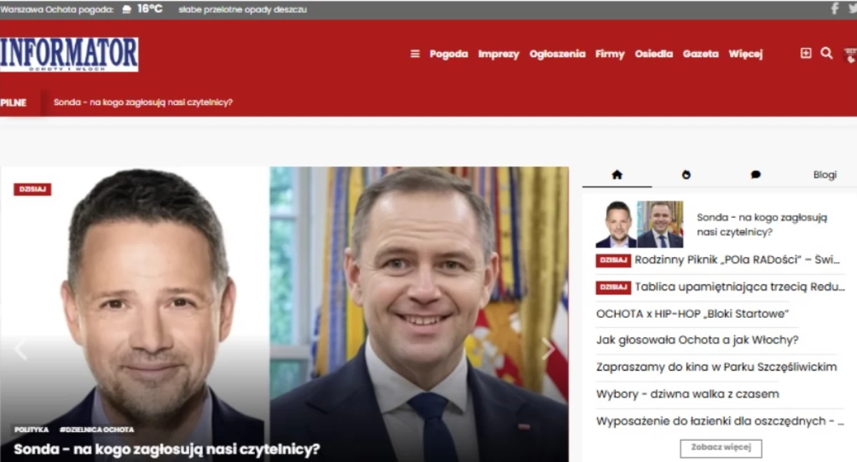 Czytelnicy iochota.pl bardziej konserwatywni