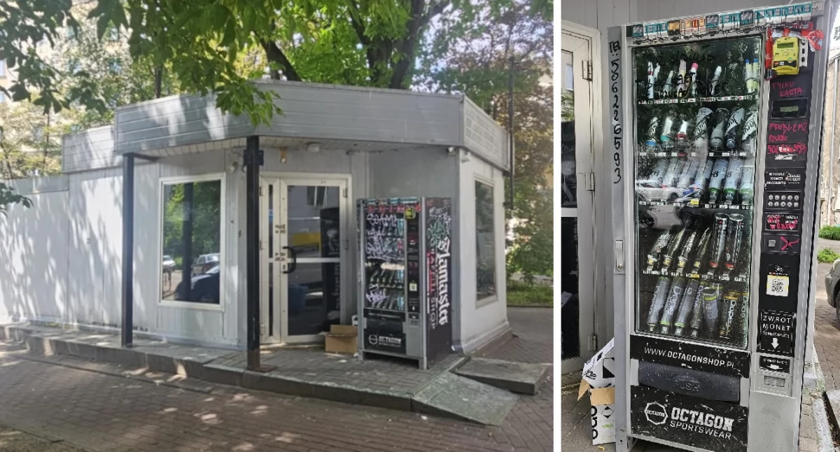 Zautomatyzowana dostawa dla wandali w lokalu miejskim