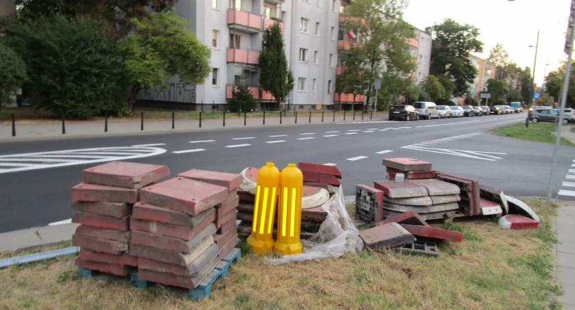 Remont Pawińskiego widać jeszcze nieskończony