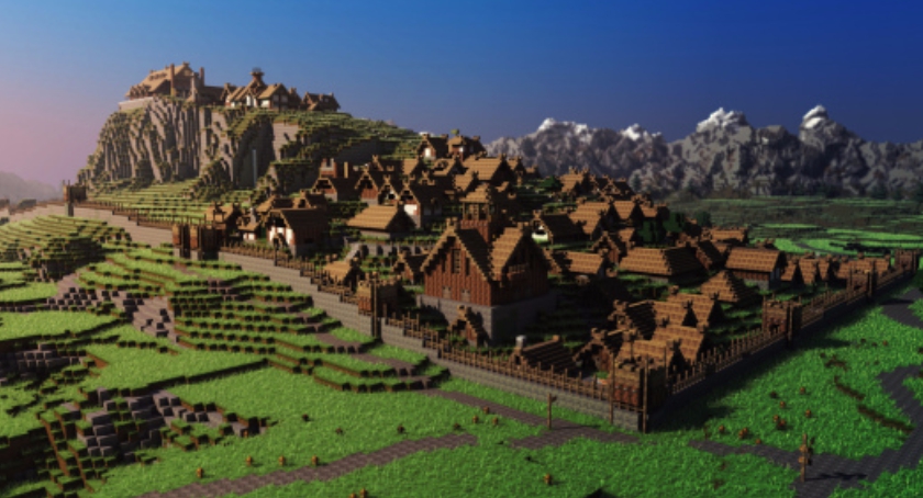 Nauka poprzez zabawę w świecie Minecraft w Blue City