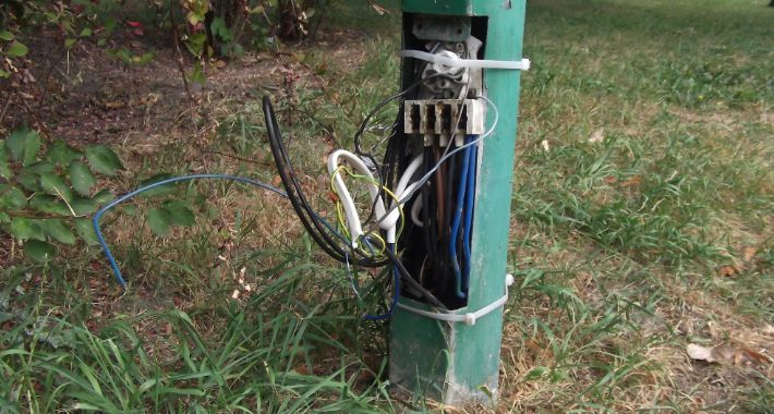 Park Korotyńskiego i prowizorki jego