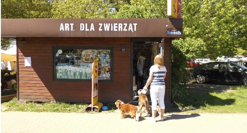 Sklep z artykułami dla zwierząt.