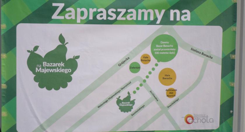 Reklama Bazaru na Majewskiego