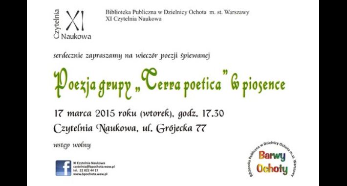 Wieczór poezji śpiewanej