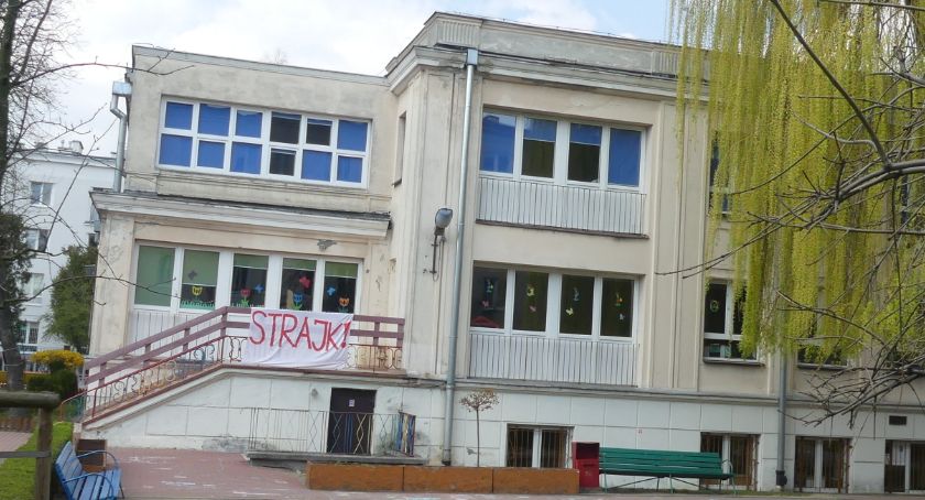 Pierwszy dzień strajku szkolnego na Ochocie