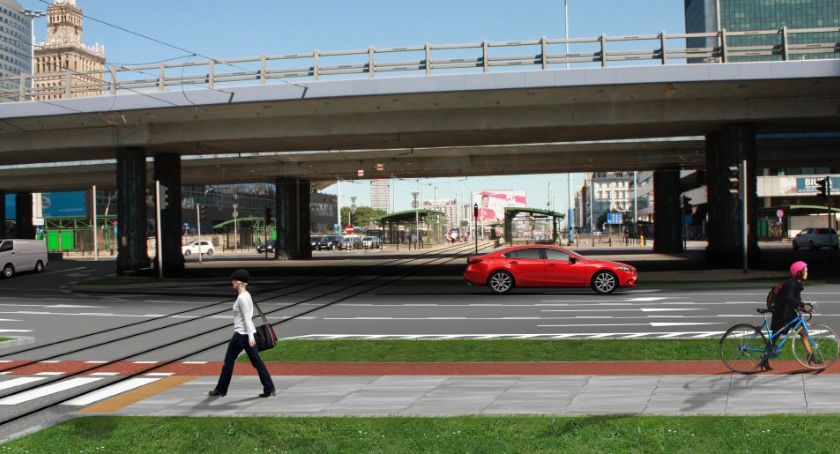 Naziemne przejścia dla pieszych przy Centralnym