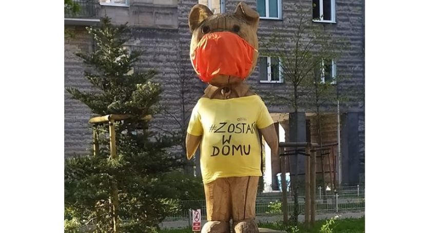 Misiek z placu Baśniowego apeluje o pozostanie w domu