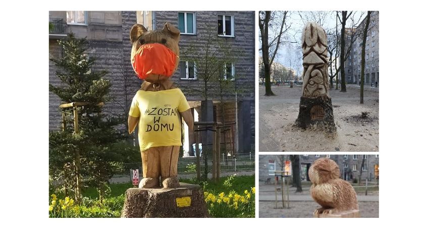 Plac Baśniowy - miś jest chory i to nie na Covid 19