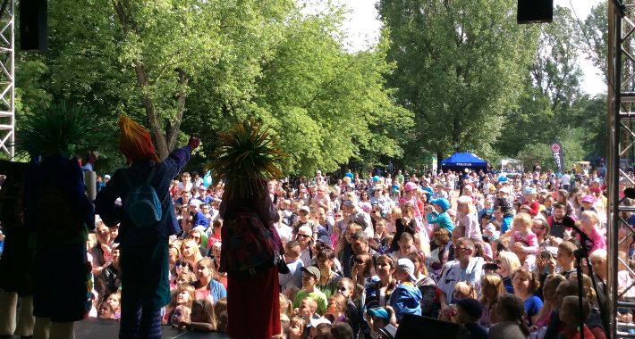 Szczęśliwice – tłumy na festynie z okazji Dnia Dziecka