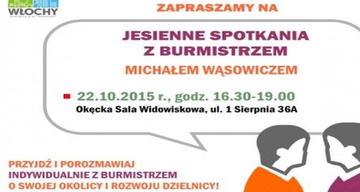 Jesienne spotkanie z Burmistrzem