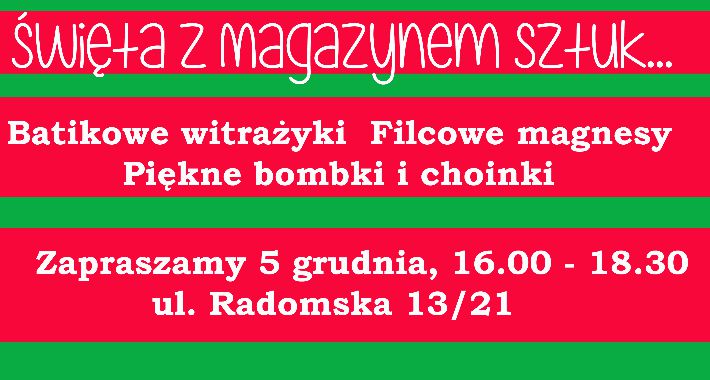 Bezpłatne warsztaty świąteczne