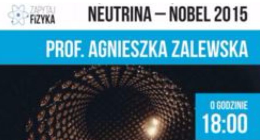 Wykład: Nobel z fizyki 2015 - neutrina