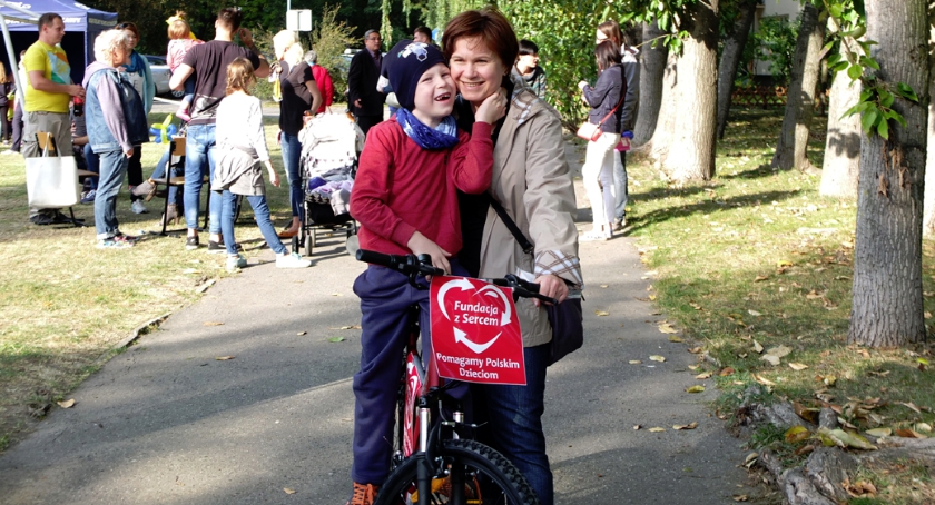 Szymek i jego mama