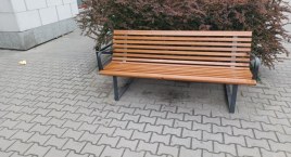 Nowe ławki na Ochocie