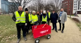 Park Pięciu Sióstr jest sprzątany w szczególny sposób
