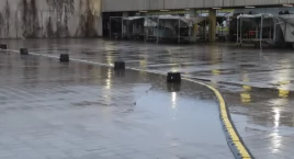 Na Zieleniaku przewody w wodzie