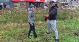 Społeczny ogródek przy Bazarku na Mołdawskiej opanowany i przygotowany do zimy. 