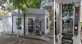 Zautomatyzowana dostawa dla wandali w lokalu miejskim