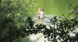 Kąpiel w jeziorku Szczęśliwickim może nie jest najle&hellip;