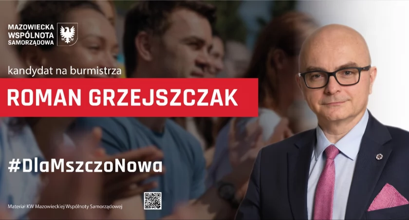 DlaMszczoNowa – Roman Grzejszczak kandydatem na burmistrza Mszczonowa
