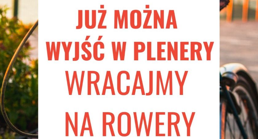 OSiR Mokotów - można wyjść w plenery, wracamy na rowery!