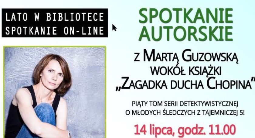Marta Guzowska gościem na Mokotowie - spotkanie autorskie.