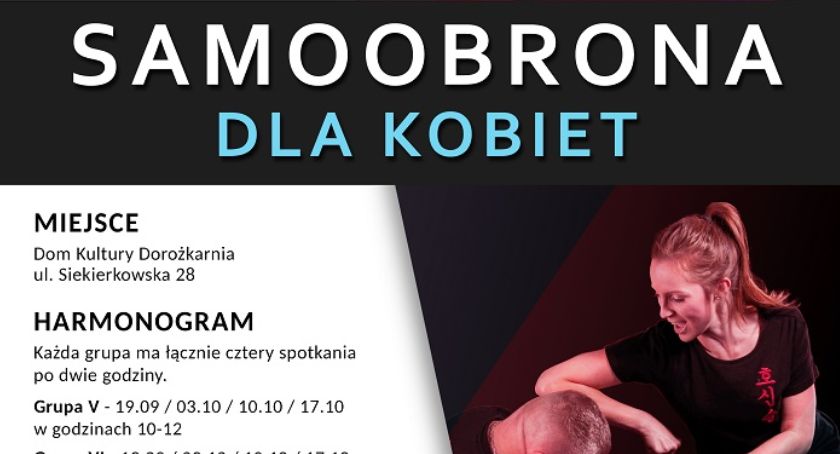 Kurs Samoobrony dla kobiet - broń swojego bezpieczeństwa.