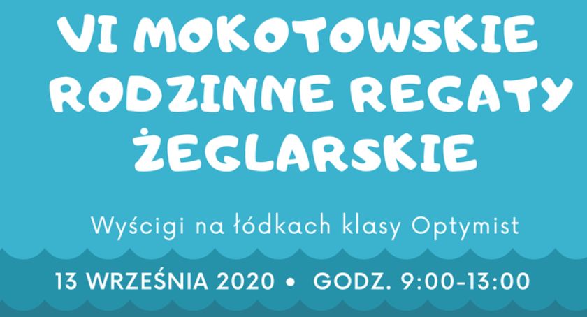 Rodzinne Regaty Żeglarskie na Mokotowie już 13.09