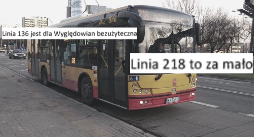 Linia 218 to za mało, linia 136 jest bezużyteczna. Przyda się nowa?! 