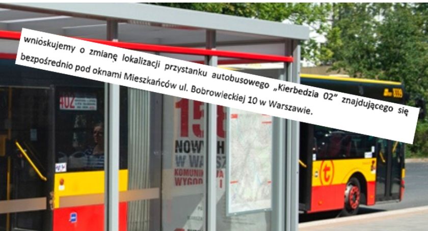 Przestawią przystanek autobusowy Kierbedzia 02?
