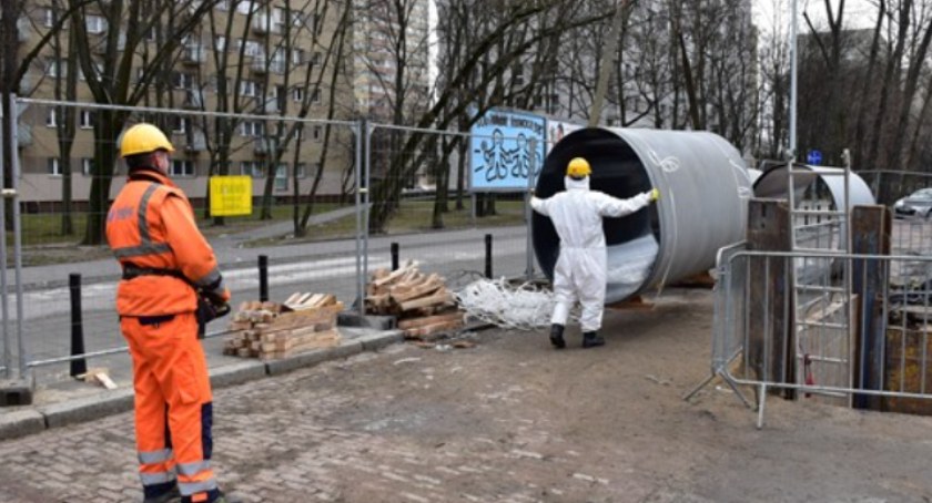 Już czas na kolejny etap prac kolektorze Nadbrzeżnym 