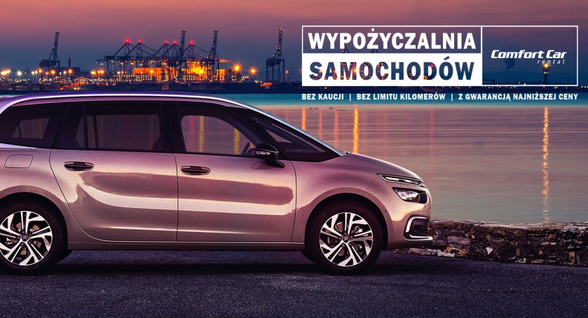Komfortowe samochody z wypożyczalni