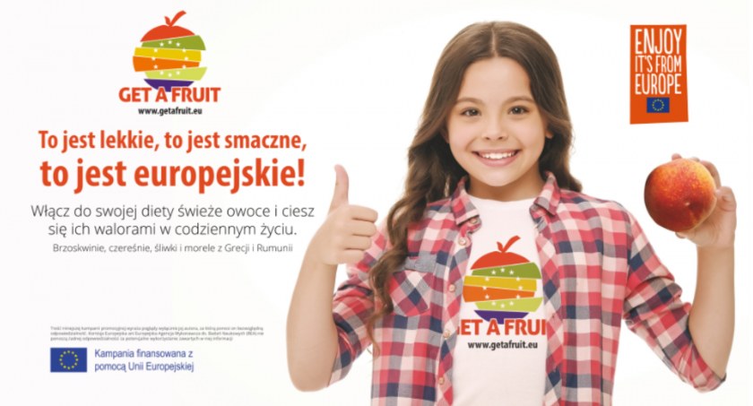 Kampania “Get a fruit” w Polsce „Road Show” i promocja świeżych owoców