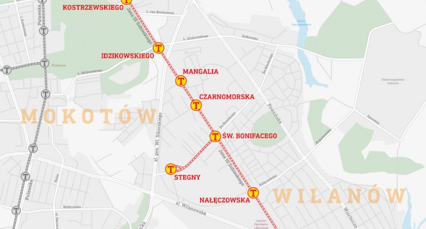 Tramwaj pojedzie na Stegny