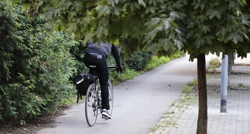 Ścieżka rowerowa przy ulicy Promenada
