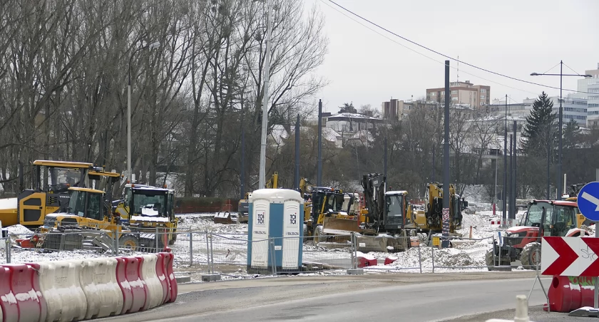 Kumulacja na budowie linii tramwajowej do Wilanowa