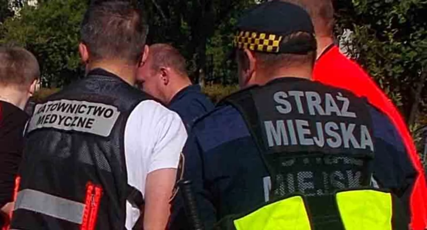 Strażnicy miejscy w akcji 