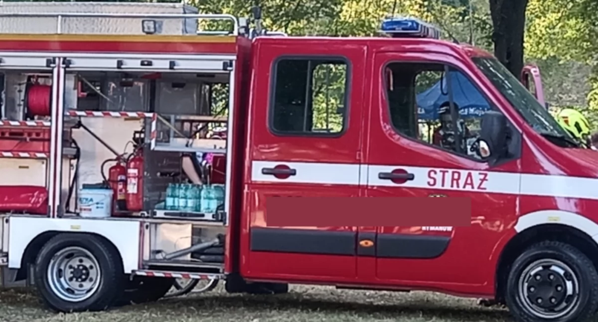 Pożar na al. Niepodległości