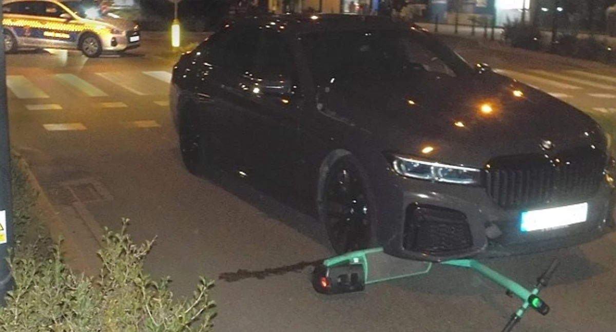 Hulajnoga kontra auto. Wypadek na ul. Klimczaka
