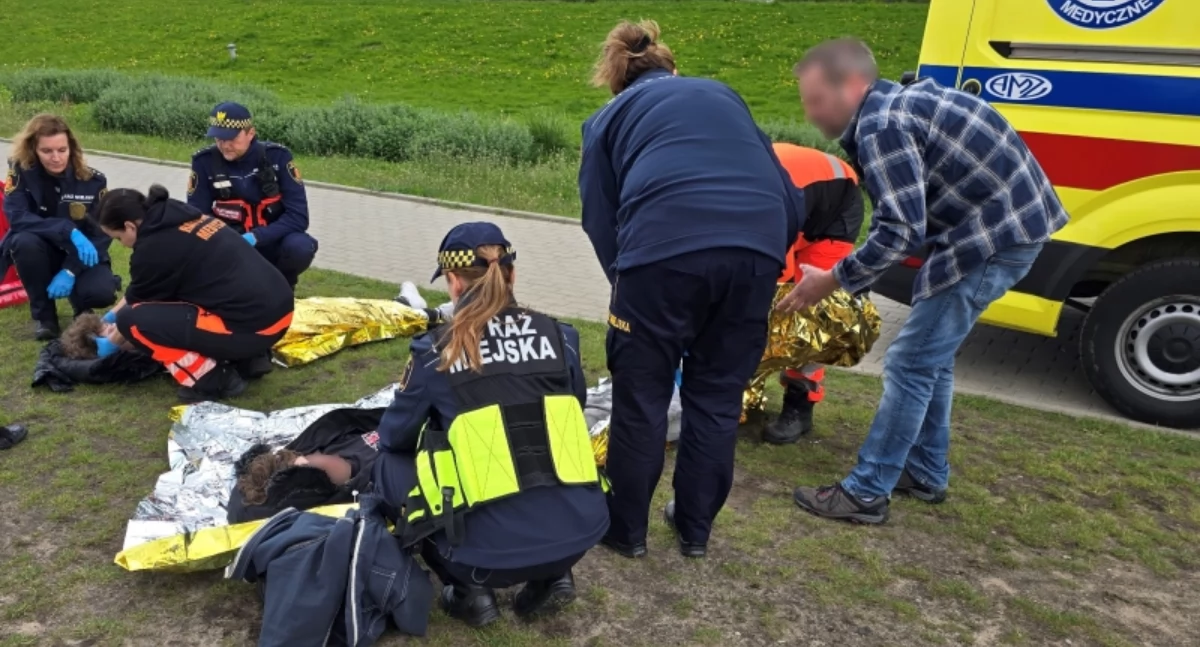 Zbuntowana hulajnoga w Wilanowie. Mały wypadek