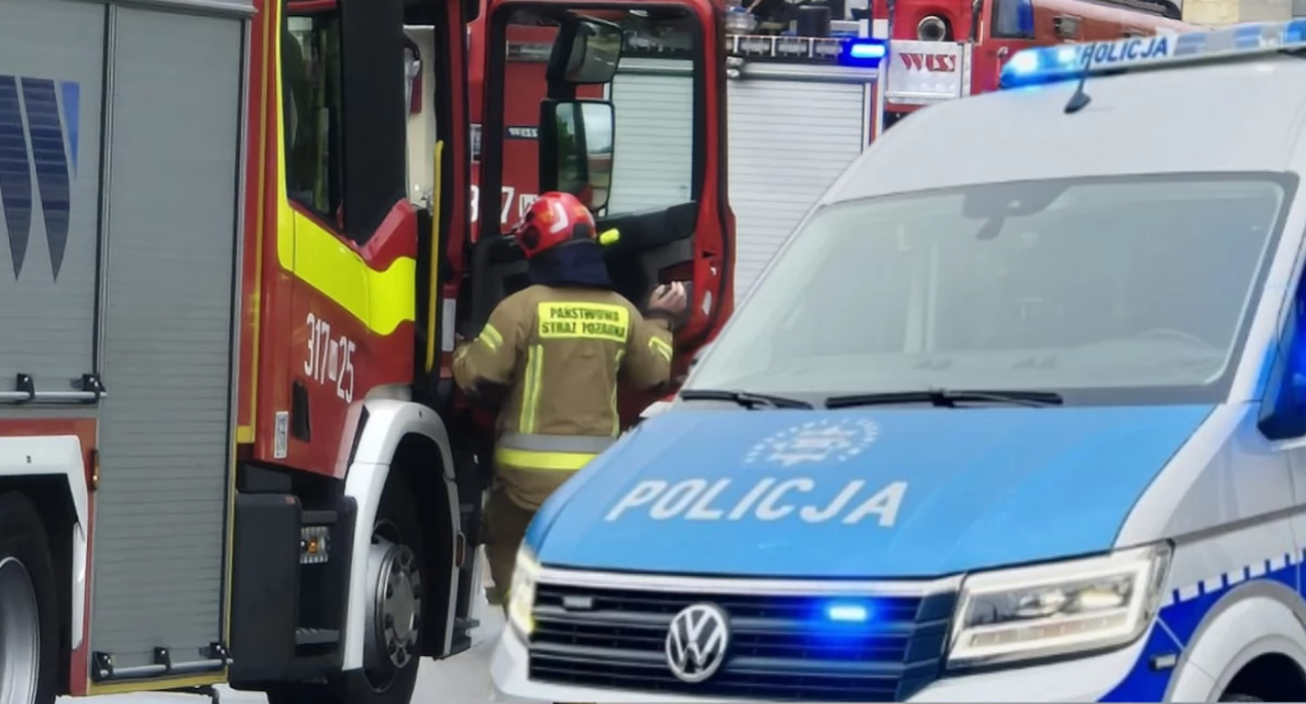 Dramatyczne zdarzenie śmieciarki i tramwaju na Mokotowie