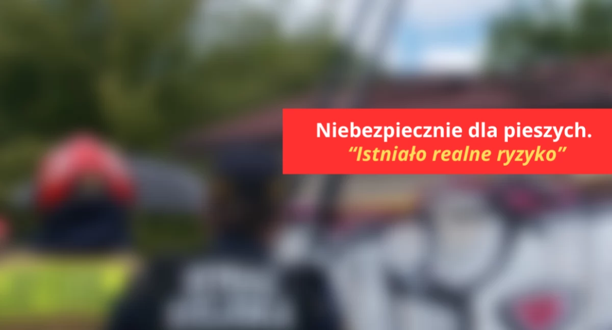 Niebezpieczna sytuacja na Ursynowie. 