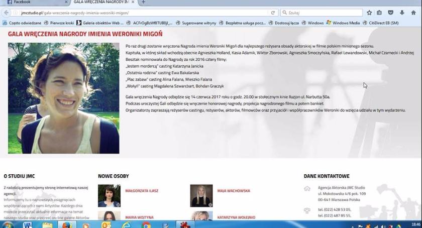 Nagroda Weroniki Migoń dla najlepszego reżysera obsady aktorskiej w kinie 