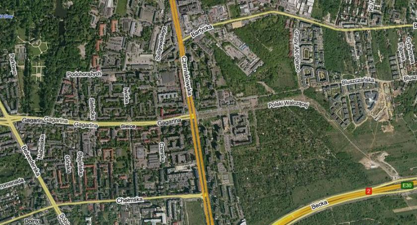 Zwężona Gagarina rozszerzona na powrót do trzech pasów ruchu, ale za to zwęzi się Nehru