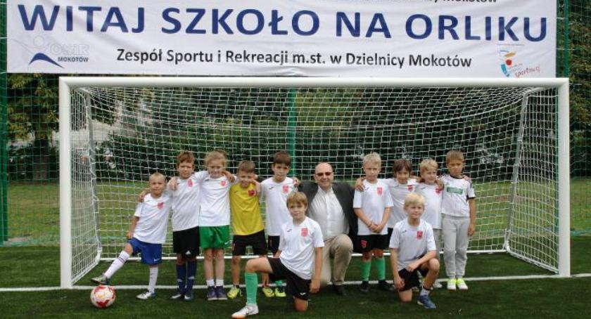 Start Orlika przy ul. Kazimierzowskiej 58, czyli UKS Orliki Mokotów otwiera nowy sezon