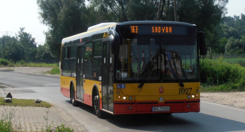 Nałęczowską pojedzie autobus linii 163 z trasą przedłużoną aż do pętli Stegny
