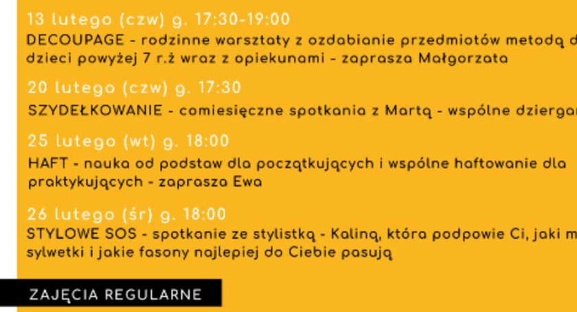 Luty w Sąsiedzkim Domu Pracy Twórczej