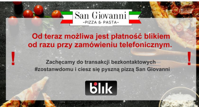 Pizzeria San Giovanni ogranicza ryzyko zarażenia koronawirusem do minimum!